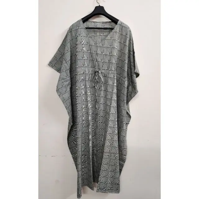  Женская одежда из индийского хлопка с цветочным принтом летнее платье макси длинный кафтан Этническая для сна ручной работы