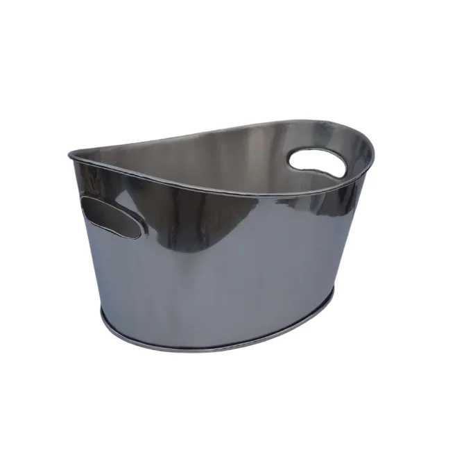 Double Wall Stainless Steel Wine Bucket Handmade Stainless Steel High Quality Beer and Wine Bucket