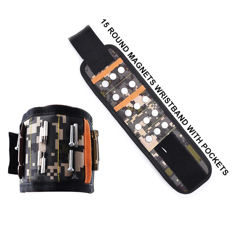 
 Новейший N42 магнит OEM магнитный браслет инструмент с карманом Премиум магнитный браслет  