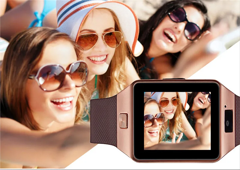 Touch Screen Smart Watch With Camera DZ09 Smartwatch SIM TF Card Slot Fitness Activity Tracker Sport Watch Android Watches