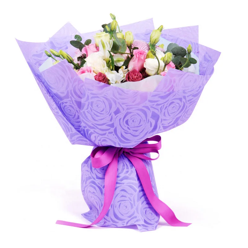 Popular Hot Selling Flower Wrapper Roll non woven fabric Bouquet Packaging Material