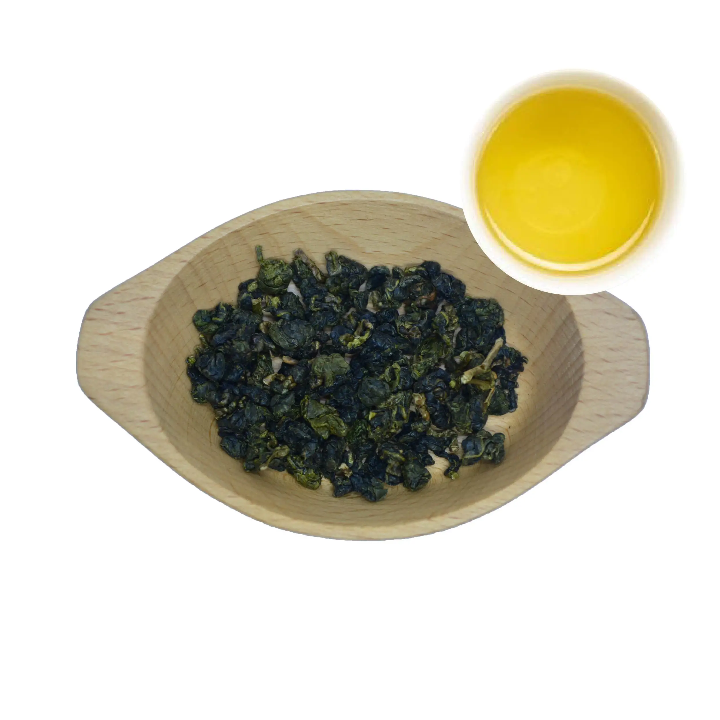 
Taiwan Alishan High Mountain Oolong Loose Leaf Tea with White Canister 