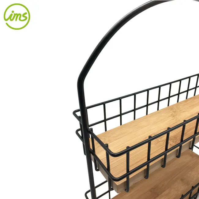 2 Tier Standing Shelf Holder Spice Rack Organizer