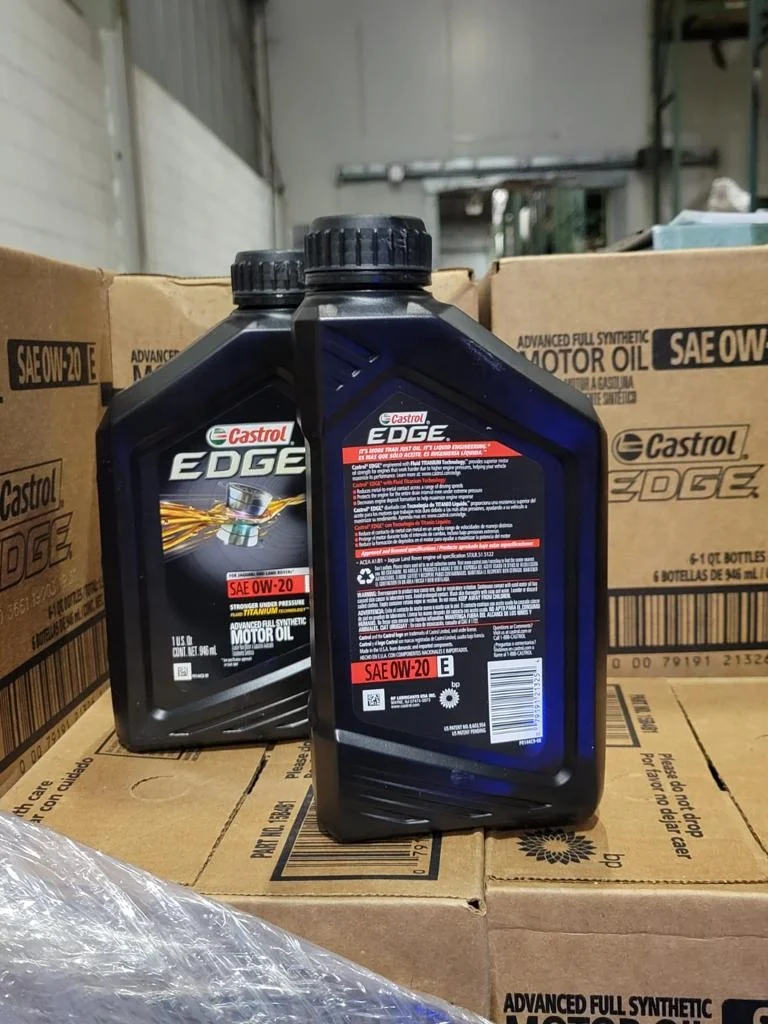 Genuine Quality Cast EDGE 0W-20 Full Synthetic Motor Oil 1 Quart 6 Pack
