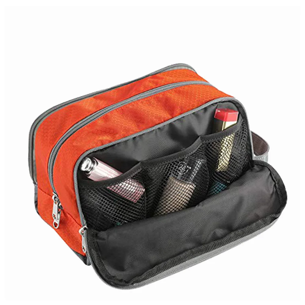
Men Grooming Bag Shaving Kit Crazy Horse Leather Travel Bag 