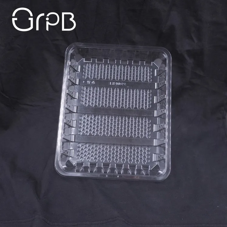 PET disposable liquid lock packaging plastic meat trays