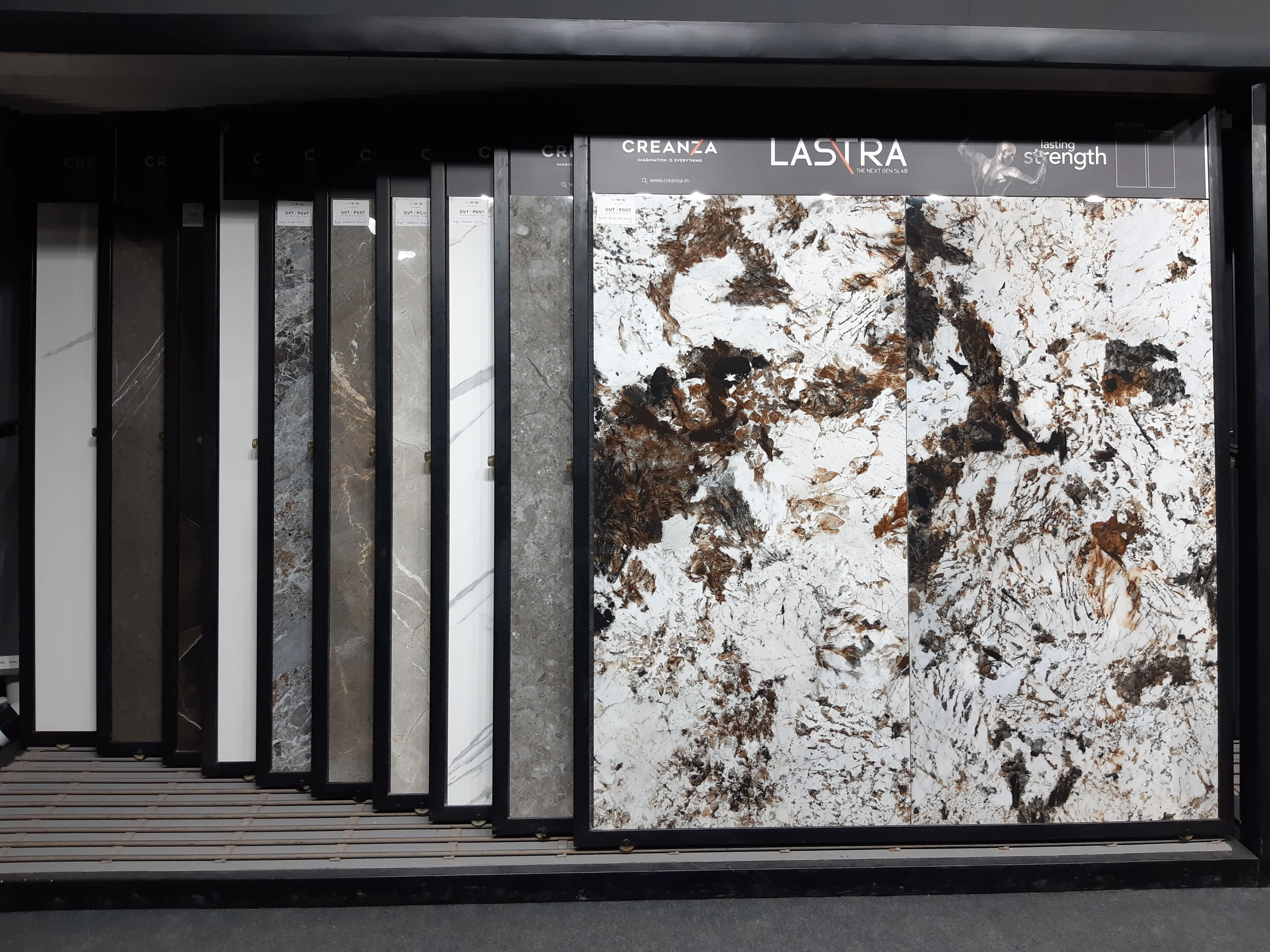 metallic slab porcelain tiles with rustic surface and non slip decorative wall space for home office and hotel area ceramic tile