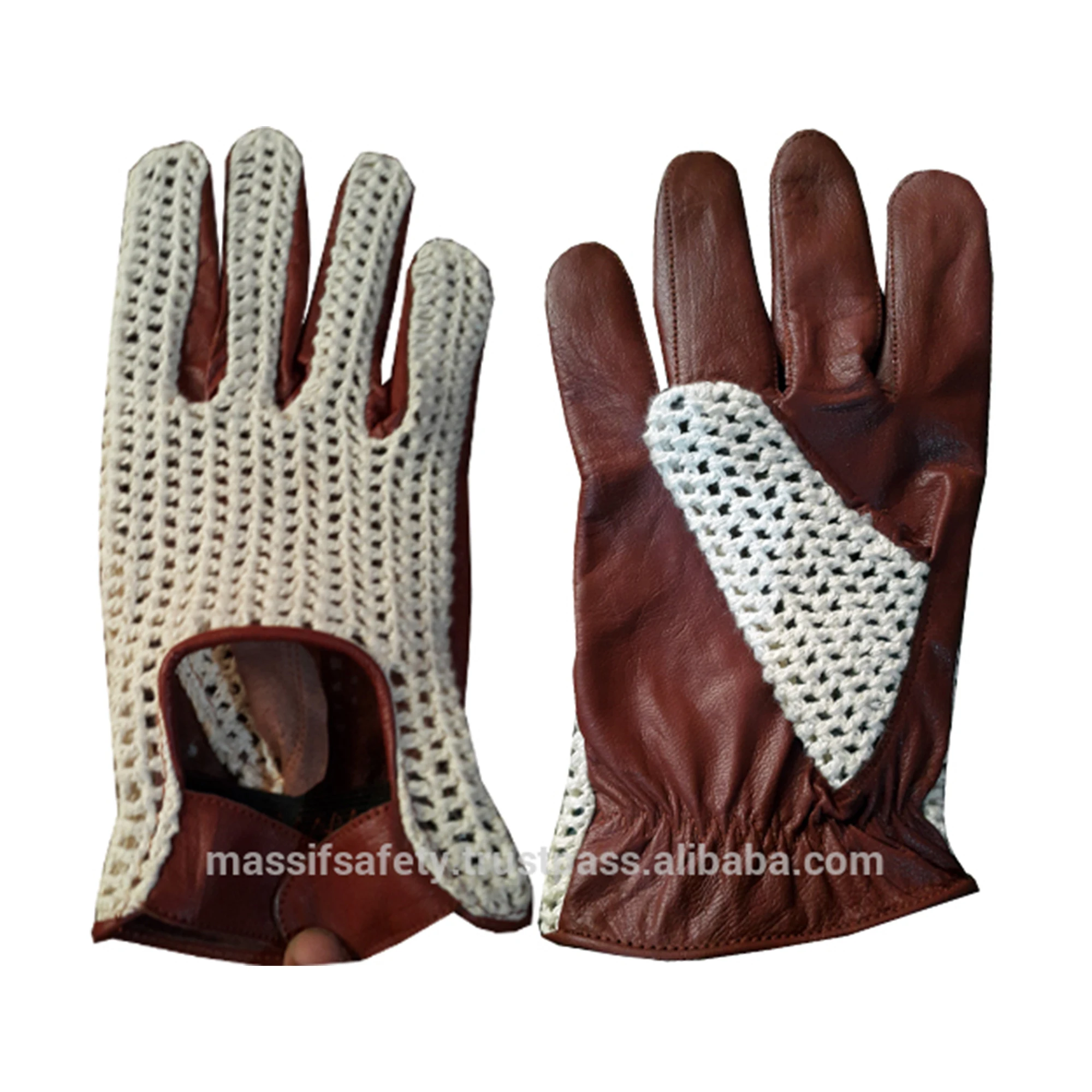 Мужская дышащая обувь для вождения платье перчатки кожаные