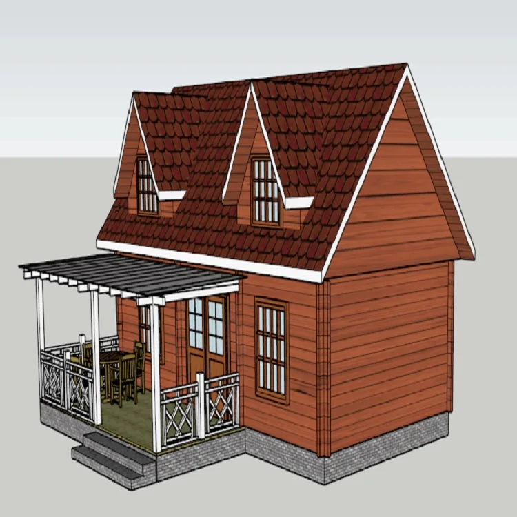 hot selling two story house plans prefab houses wooden house design