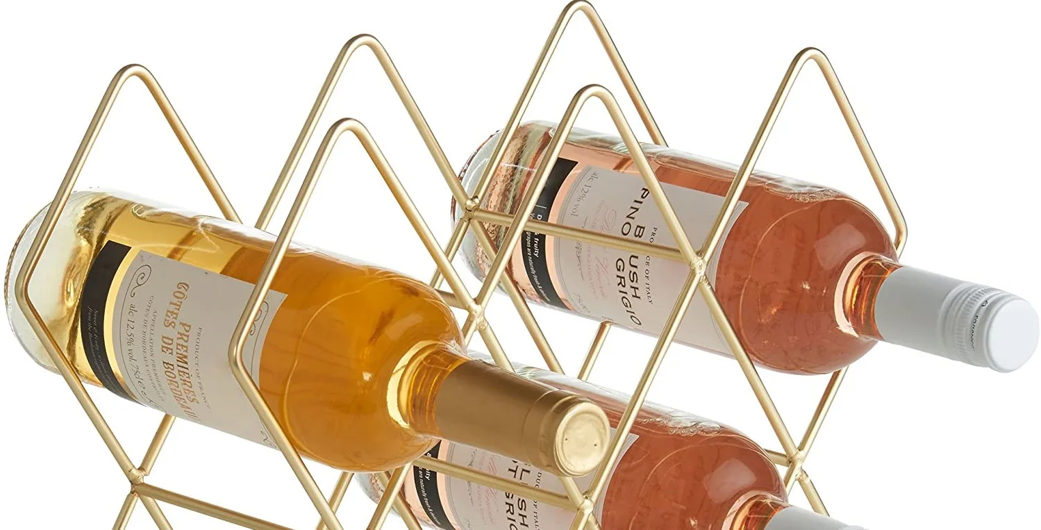 Wholesaler and Supplier Iron Wine Bottle Holder Handcrafted Bottle Rack Bottle Stand Display For Home Hotel and Bar