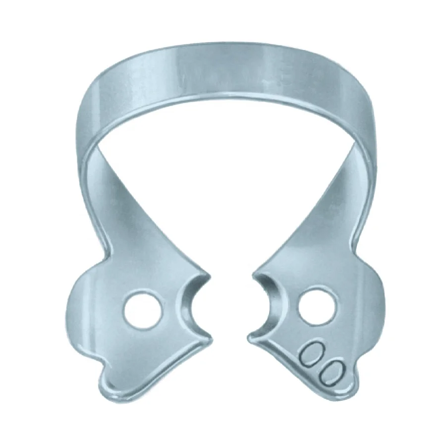 Резиновые плоские зажимы № 00, очень маленькие зубы и детские зубные ортодонтические зубные зажимы, восстанавливающие высококачественные стоматологические инструменты