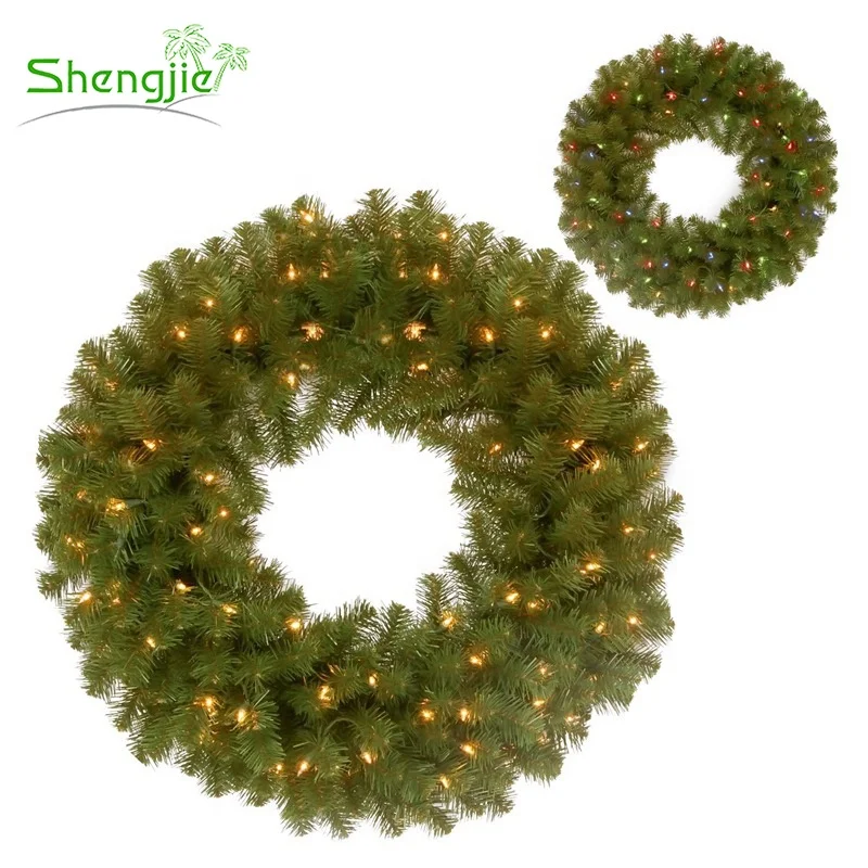 Wholesale Hanging Window Decoration PVC Bright Artificial Christmas