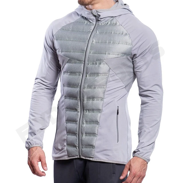 lightweight filling goose down jacket men puffer down jacket with hood for winter