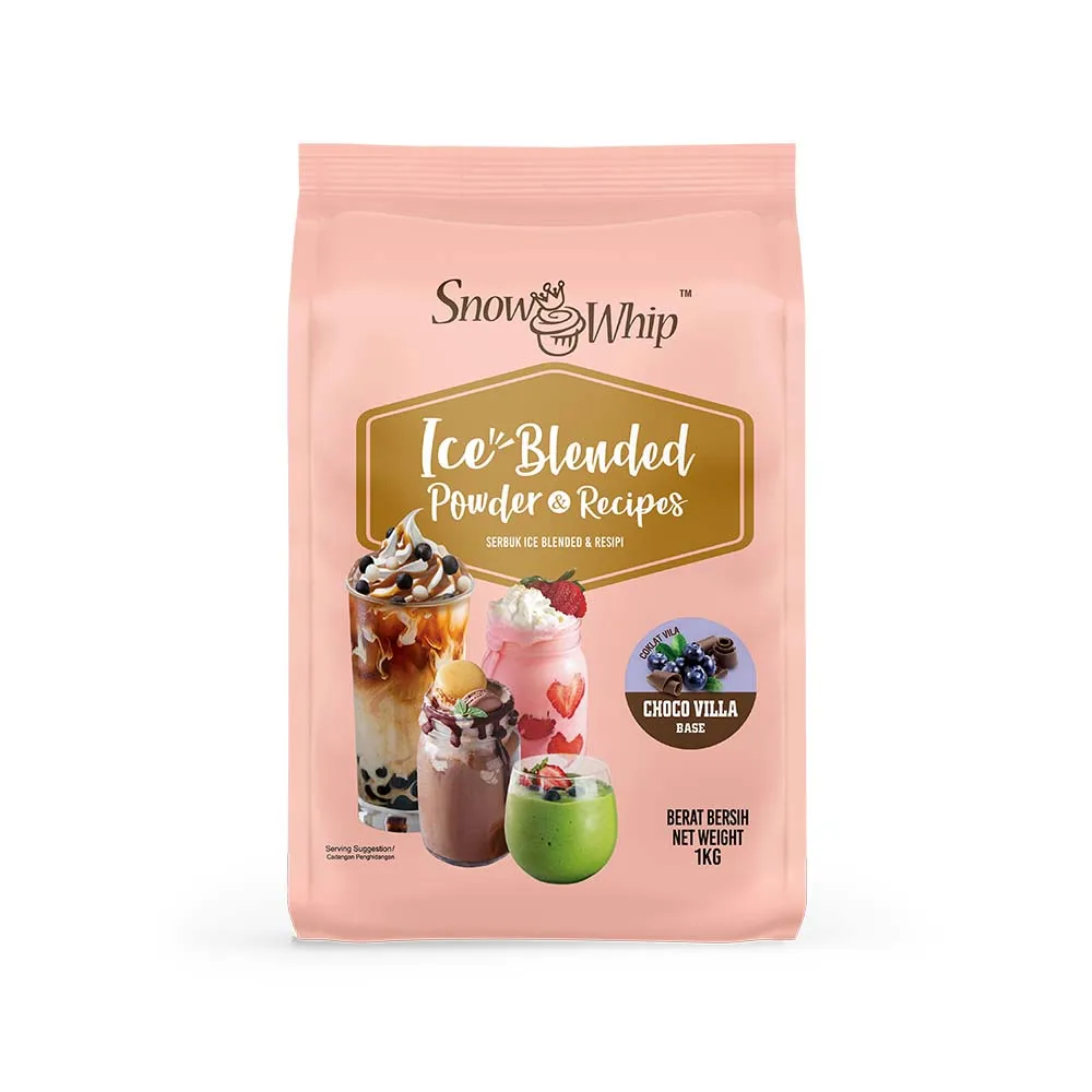 Chocovilla Flavour Frappe Powder Ice Blended Milk Shake Powder From Malaysia