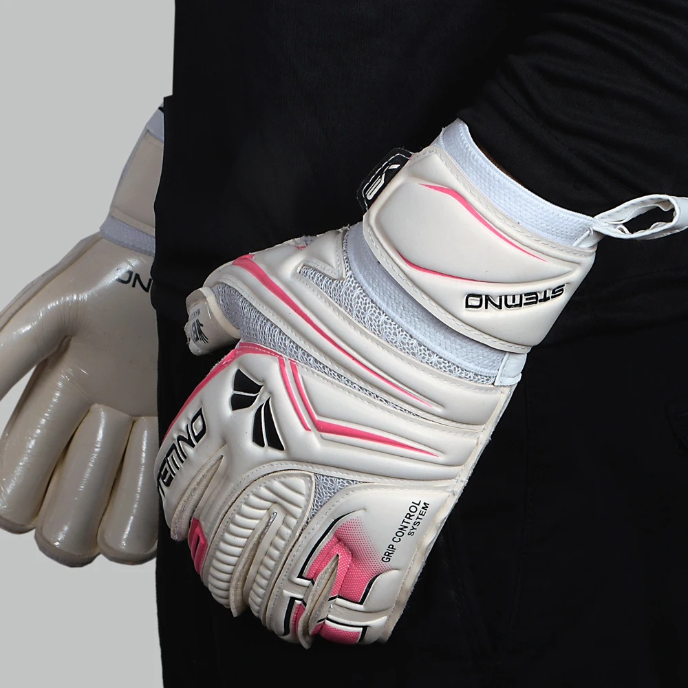  Оптовая продажа для детей и взрослых размер футбольные перчатки вратаря немецкий латексный стиль футбола