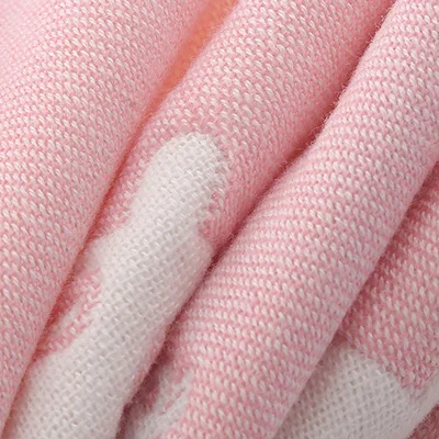 Muslin Washcloths Baby  Hand  Square Towels with jacquard pattern design