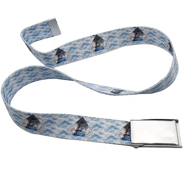 Promotion Gift Customized Fashionable Cartoon Sublimation Printing Waist Belts for Kids