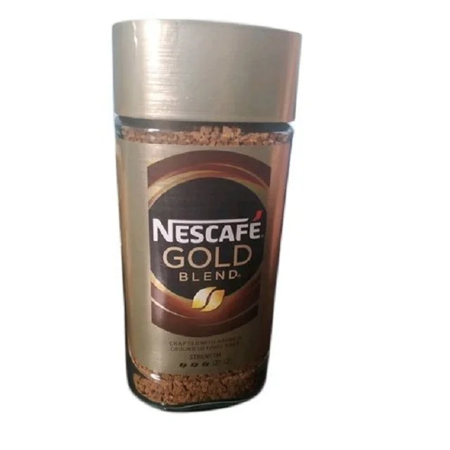 Смесь золотистого черного растворимого кофе NESCAFE, 200 г.