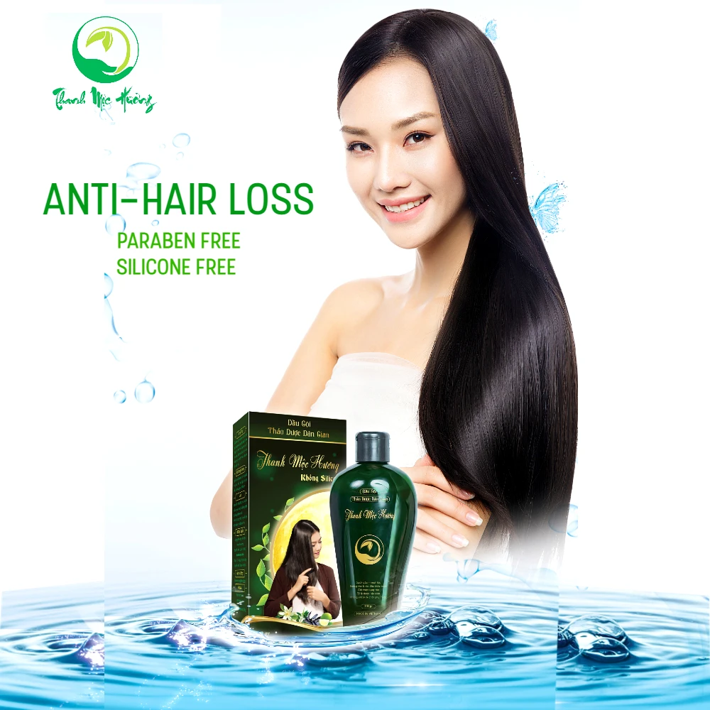 Vietnam Herbs Extract Shampoo Hair Strengthening Treatment Herbal Shampoo Prevent Hair Loss Shampoo and Conditioner