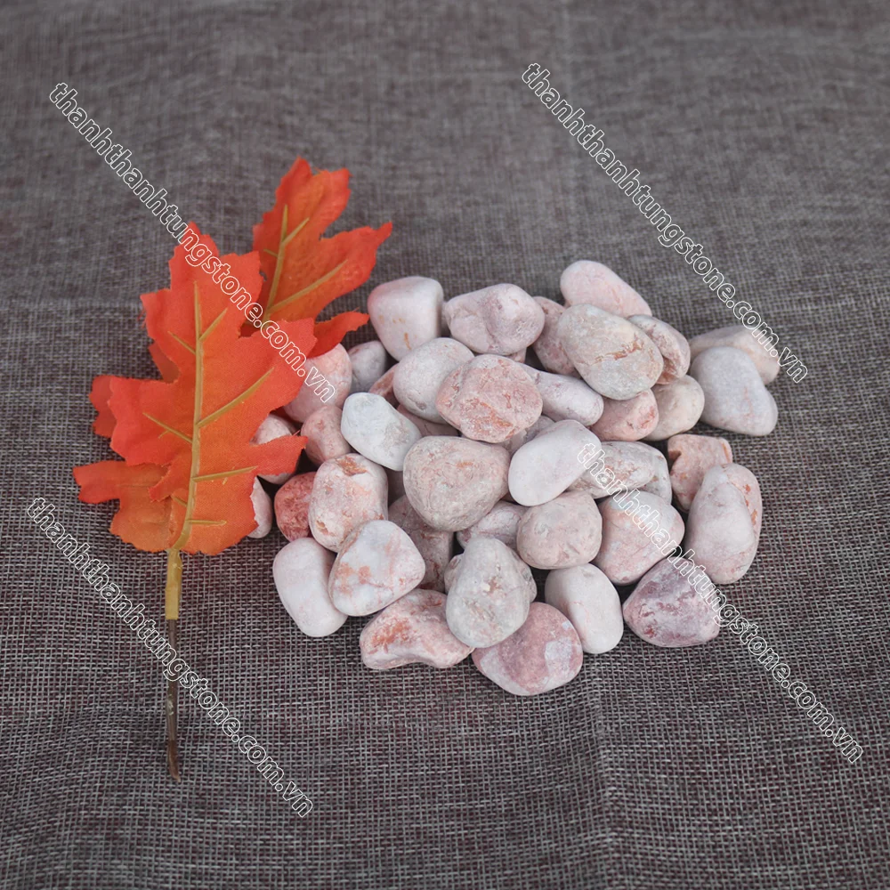 Exterior Decorative Vietnam Marble Pebble Crushed Gravel Tumbled Stone Landscape Beautiful Color Wide Range Of Sizes