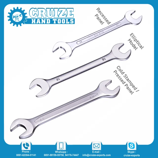 Двойной открытый конец гаечный ключ длинный узор Din 3110 ручные инструменты