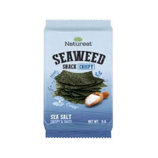 Natureat seaweed snack Seasalt 3pk