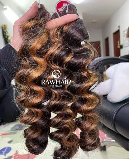 Высококачественные супер двойные вьющиеся волосы для наращивания от лучшего поставщика из Вьетнама