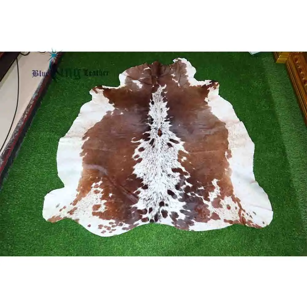 Ready Stock Animal Skin Faux Fur Cow Rug Printed Cowhide Rug prayer rug