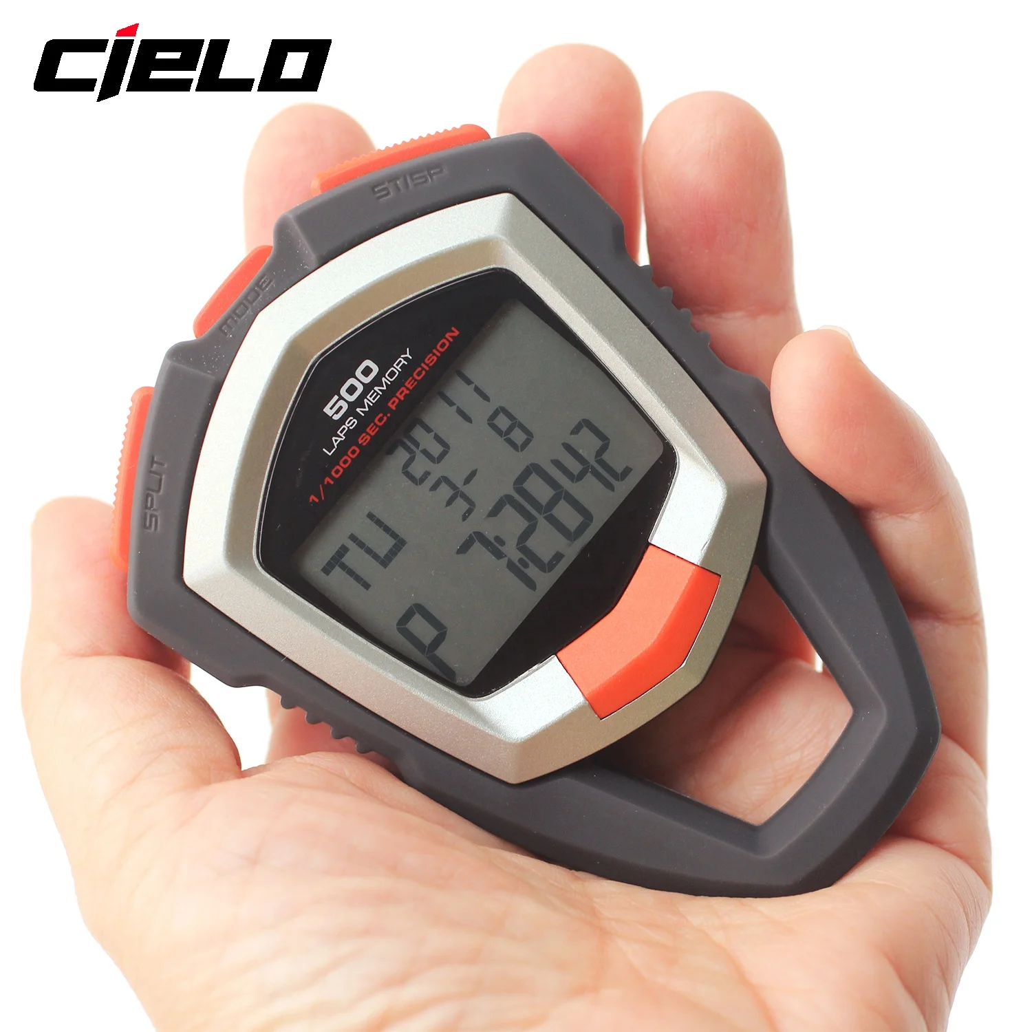 New Arrival Professional 500 Lap digital Stop Watch sports timer for men