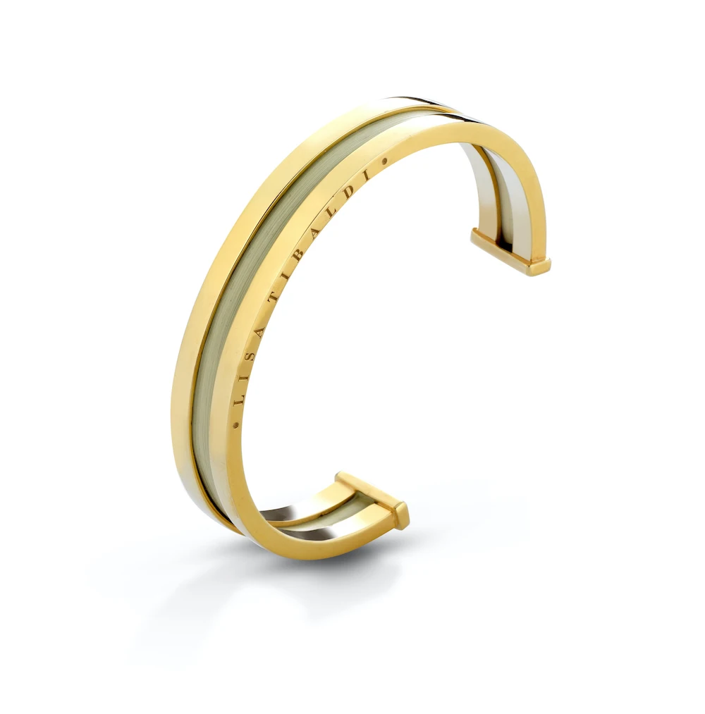 Эко Роскошные итальянские брендовые ювелирные изделия ручной работы с листьями страммы в итальянском стиле Круглый браслет для любого пола