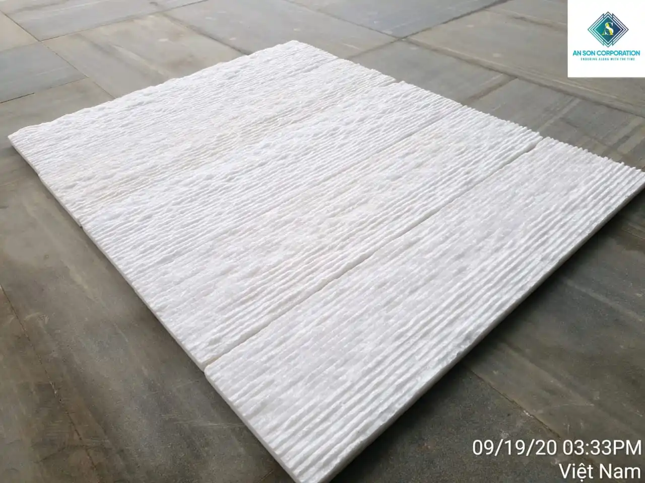 Hot sale white linechise design marble stone wall panel natural wall -  Vietnam Marble Direct Exporter Cheap Price White marble