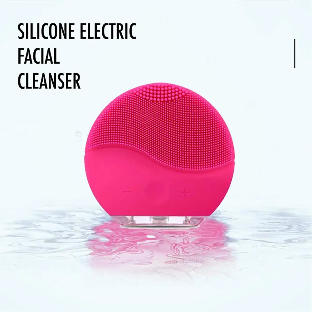2021  hot selling silicone facial cleansing brush ,electric face scrubber massager, deep cleanse, skin care  IPX7 waterproof