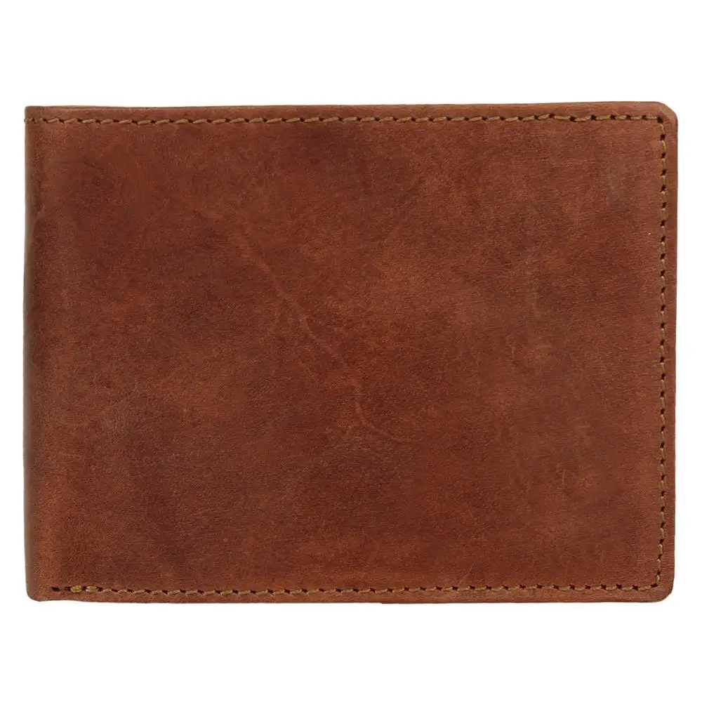 
Мужские кошельки ручной работы из натуральной кожи с RFID-блокировкой и карманом для монет, модные дизайнерские кошельки с гравировкой и карманами для карт (коричневые) 