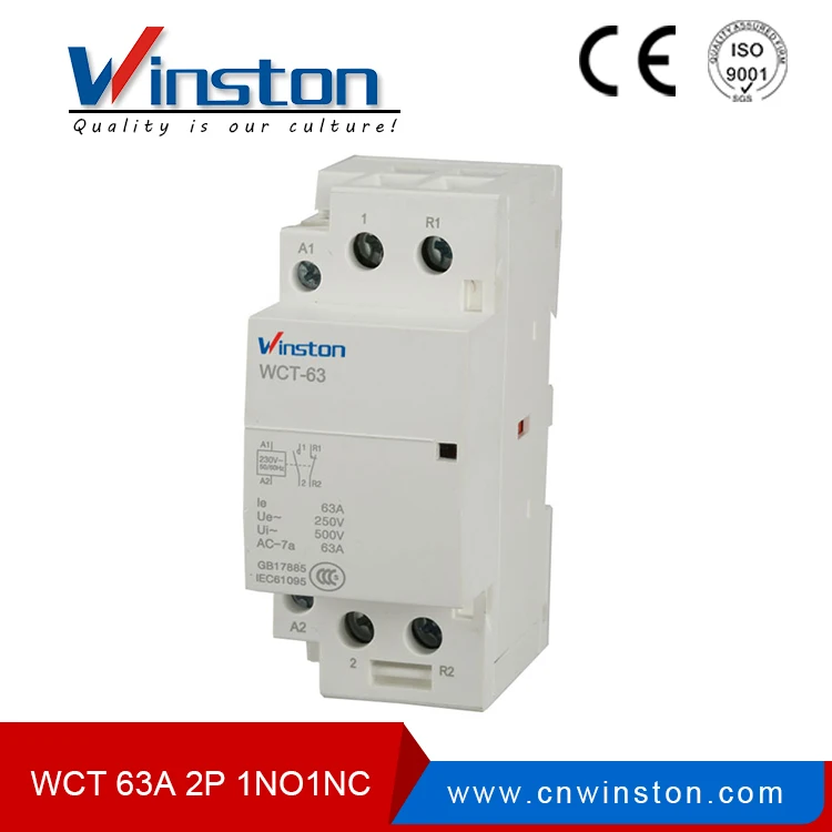 Новый WCT 2 Phase 1NO 1NC мини контактор 63A электрические