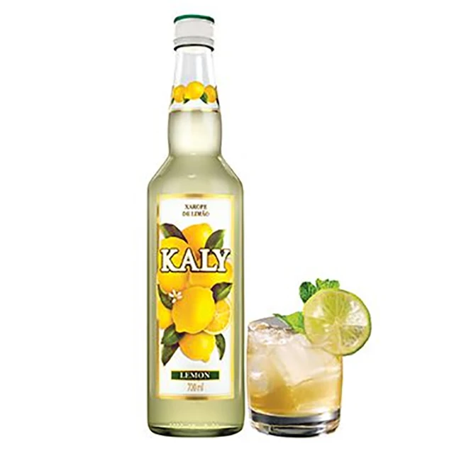 Kaly Lemon Syrup Bubble Tea Ingredients for Bubble Tea Drinks Alcoholic or Non-alcoholic Cocktails