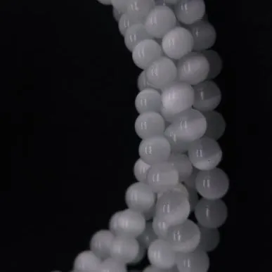 100% Original White Monalisa Cultured Freshwater Smooth Crystals Gemstone Loose Strand 8mm Bead For Fashion Jewelry Making Beads