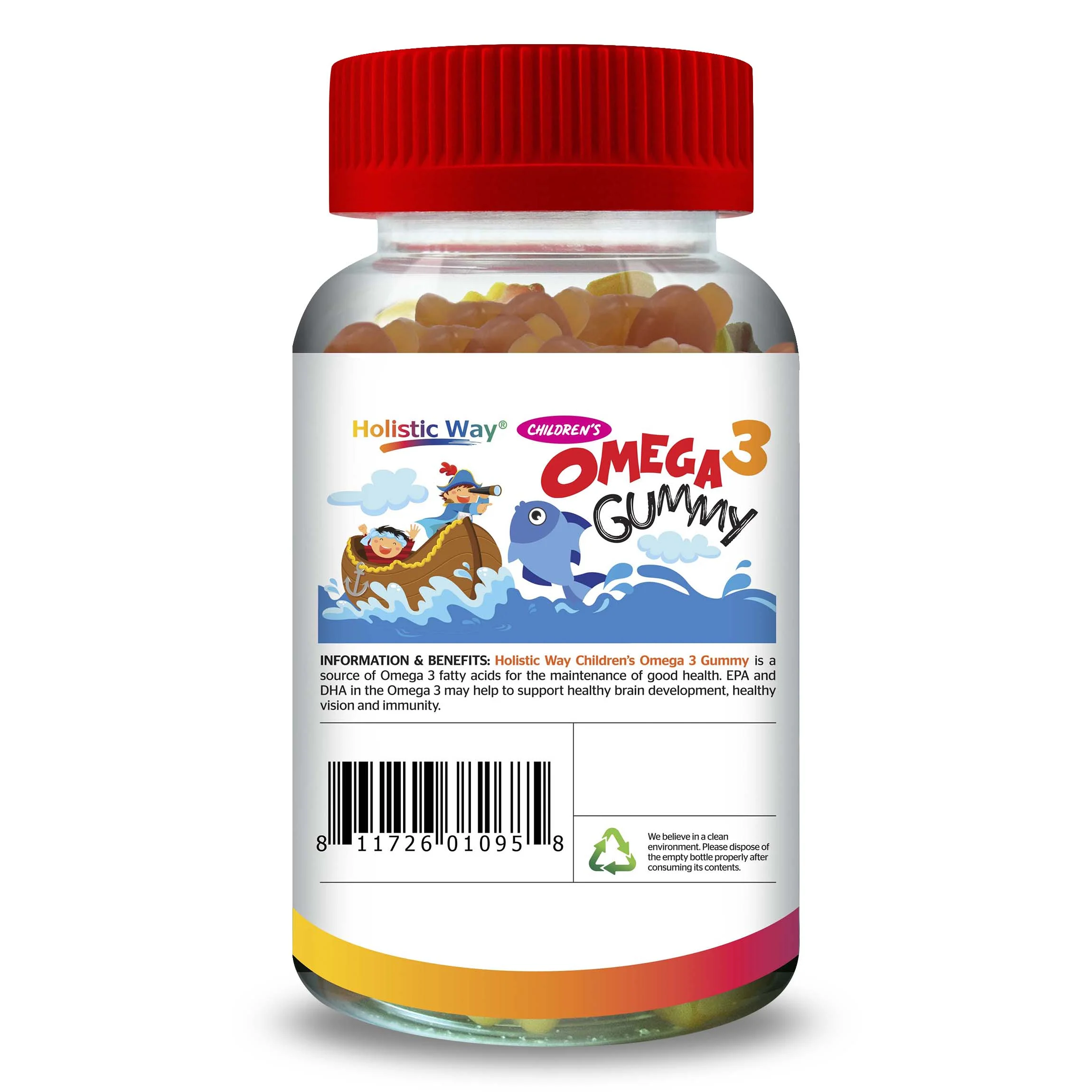 Канадский Омега 3 Детская жевательная (90 жевательных резинок) рыбное масло основной ингредиент улучшает память или сон лечебная добавка комплексный способ