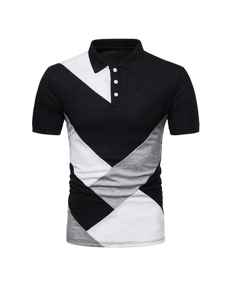 Slim Fit Export Oriented High Quality Striped Polo Shirt For Men From Bangladesh