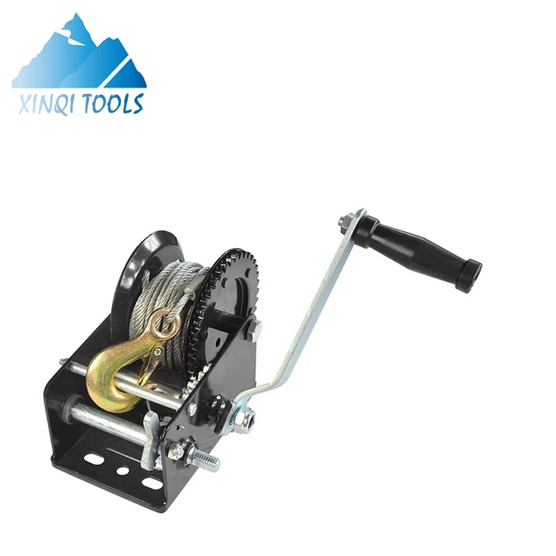ENJOIN  3 Ton  Brake Winch 800LBS(350KGS) Capacity XQ-800 A  With Double Drum Winch