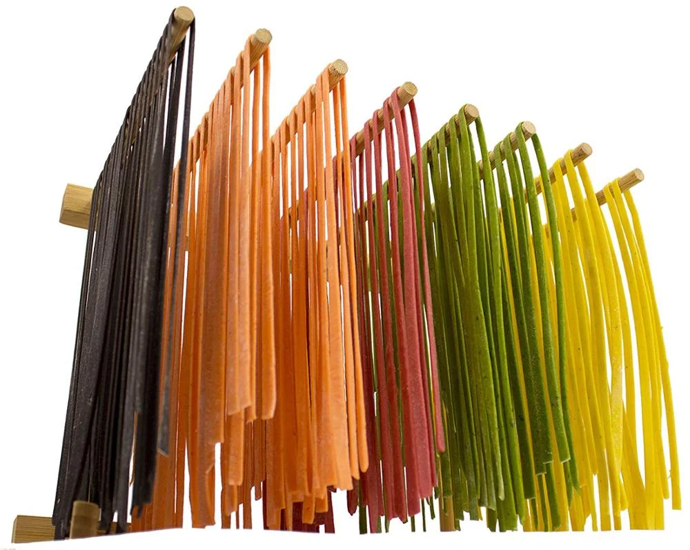 Традиционная кухонная сушилка для лапши из органического бамбука