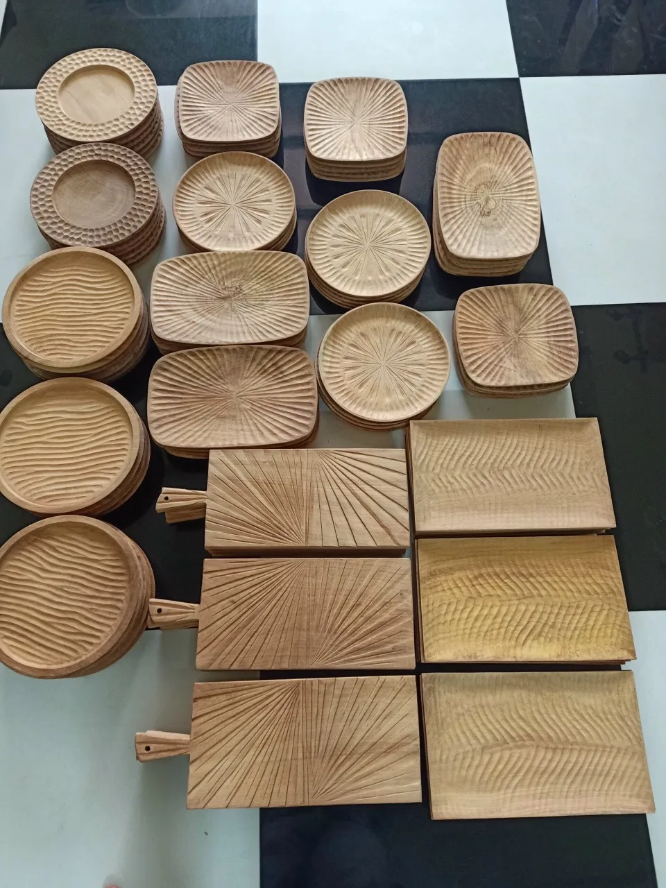 Элегантный бамбуковый сервировочный поднос сделано во Вьетнаме/100% углеродный-нейтральный материал ручной работы с золотыми данными 99