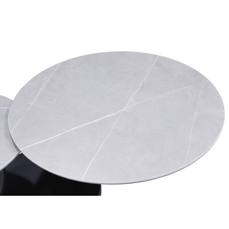 Apartment Metal Base White Black ELLY Smart Motion Luxury Coffee Table From Guangdong China