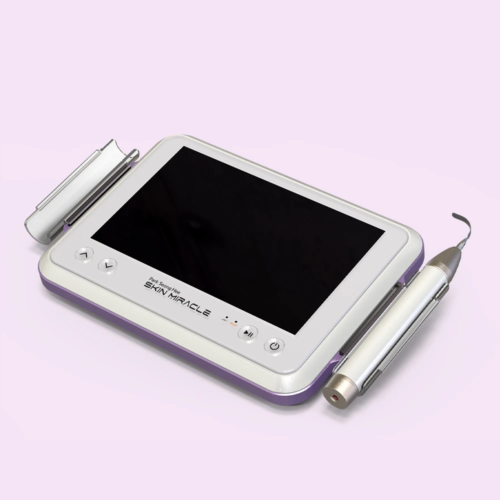 Korean High Technology skin rejuvenation exfoliation ultrasonic skin scrubber blackhead removal product dead skin removal