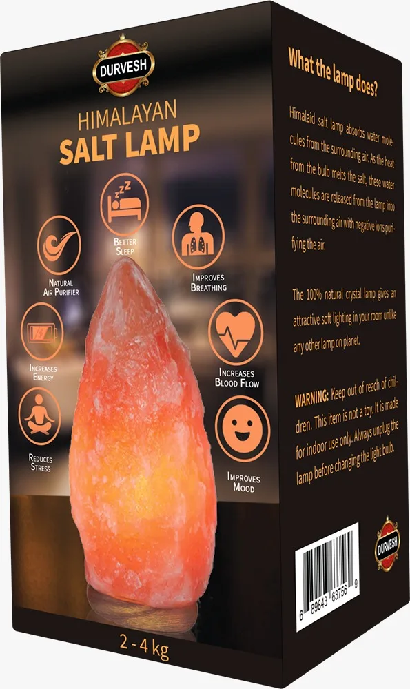 Authentic Himalayan Salt Lamp Home Decoration Nautical Style Soothing Glow Radiant Wellness Serenity Space Transformation Every