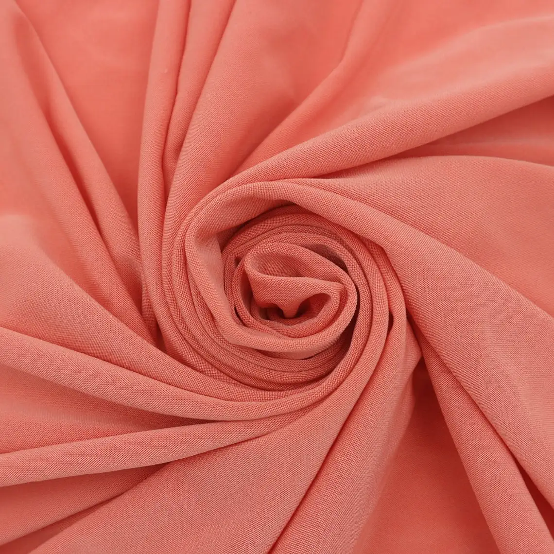 Peach Coral Venezia Polyester Spandex Stretch Fabric - Style 800