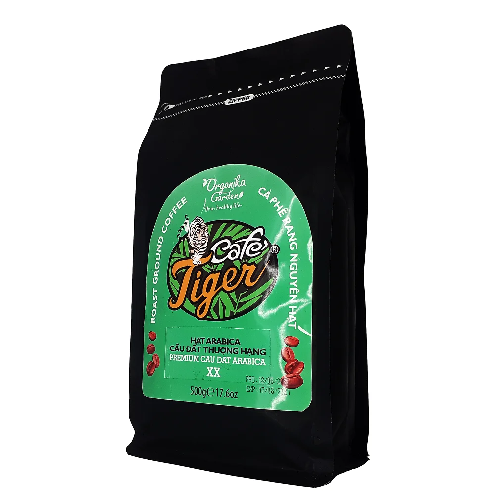 Vietnam Best Seller Ground Coffee Bean CAFE TIGER - PREMIUM CAUDAT ARABICA - WHOLE BEAN