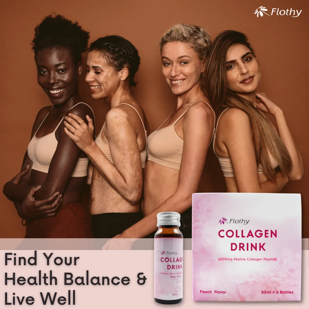 RTS Flothy customized anti wrinkle collagen jelly Peach flavor with natural fruits concentrate and juice Skin Lightening Antiagi