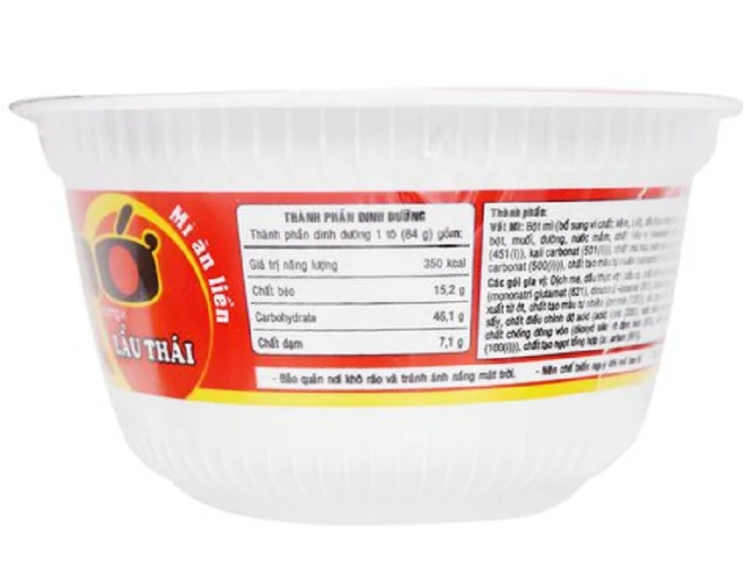 
Delicious Instant Noodles Remember Forever Thai Hot Pot 75g Instant Noodles Bowl Supplier self heating Noodles 
