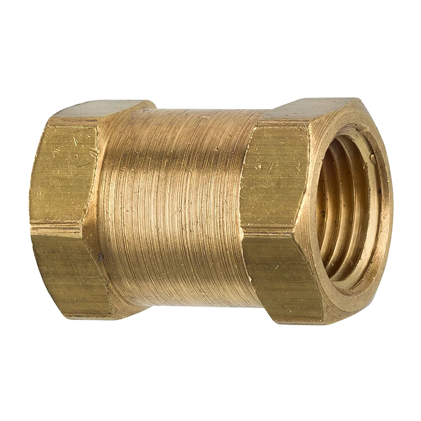 Factory Custom Brass Metal Aluminium Couplers Brass Hydraulic Coupling NPT Thread Coupler  For Electrical Industries in India
