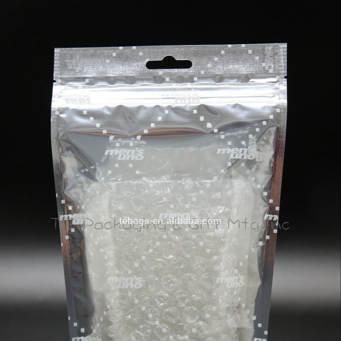 Square Bottom Plastic Bag for Clothes Packaging Food Packaging